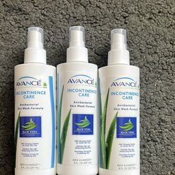 Incontinence Wash For Sensitive Skin With Aloe Vera, Each $5 ( Buy More And Save)