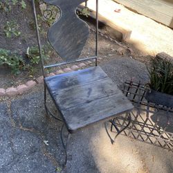 Wooden And Steel Chairs