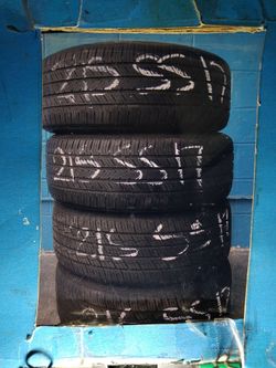 TIRE 215 55 17 each Installed ELMOFLES