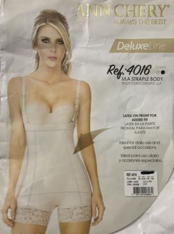 Nueva Faja Body Corto Straple Colombia Ann Cherry Talla S