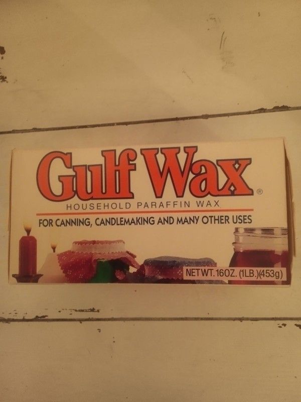 Gulf Wax Paraffin Wax 16oz pkg BRAND NEW For Canning, Surf Boards Candlemaking..