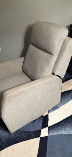 Gray recliner