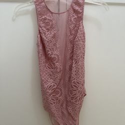 Pink Bodysuit Lingerie