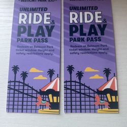 2 Belmont Park Tickets.