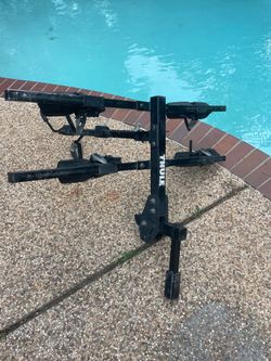 Bicycle bike rack hitch