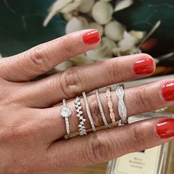 Stacking Rings Size 8 