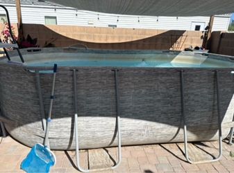 Coleman Power Steel 16’ x 10’ x 48” Above-Ground Pool — $175 OBO