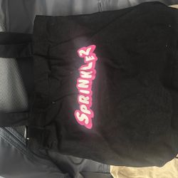 Sprinkles Black tote Bag