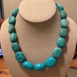 Chunk Turquoise Necklace 