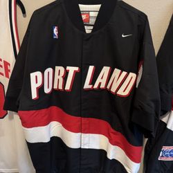 Vintage Nike Portland Trail Blazers Warm-Up Shooting Jacket