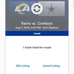 Cowboy Vs. Rams 