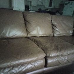 Leather Sectional 