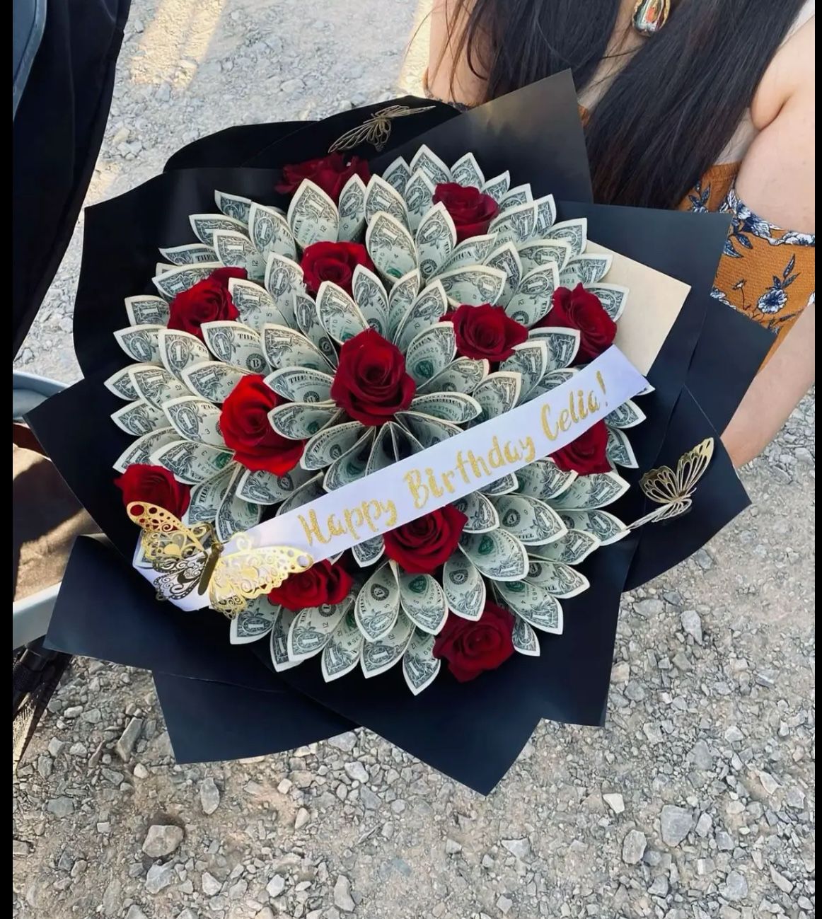 money bouquet