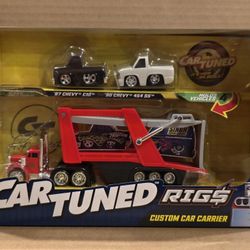Car Tooned Rigs 1987 Chevy C10 and 1990 Chevy 454 SS 
