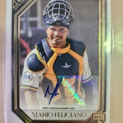 Mario Feliciano Baseball Card