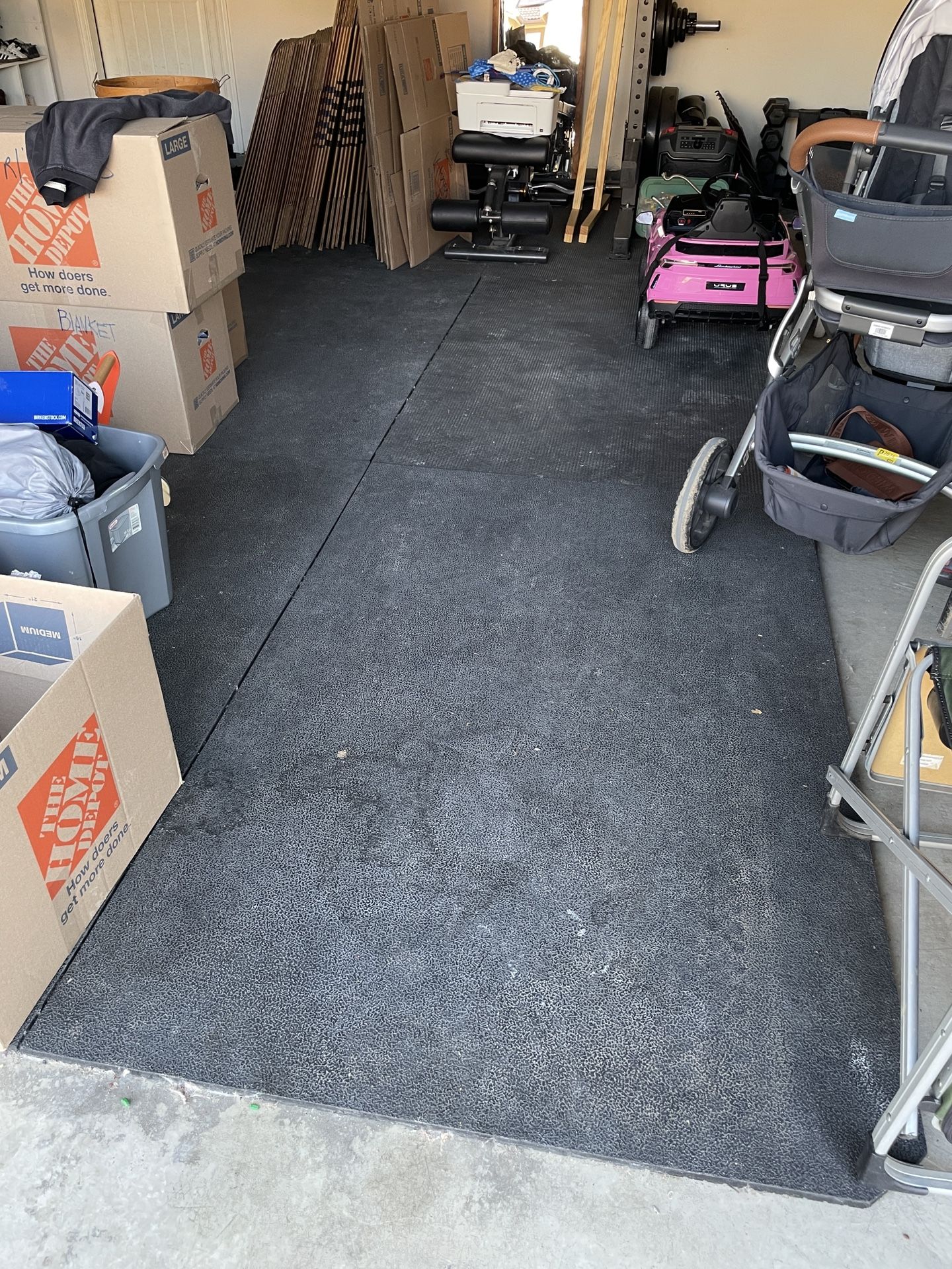 6 Premium 3/4” Rubber Stall Mats 4x6 - Home Gym Flooring - $350