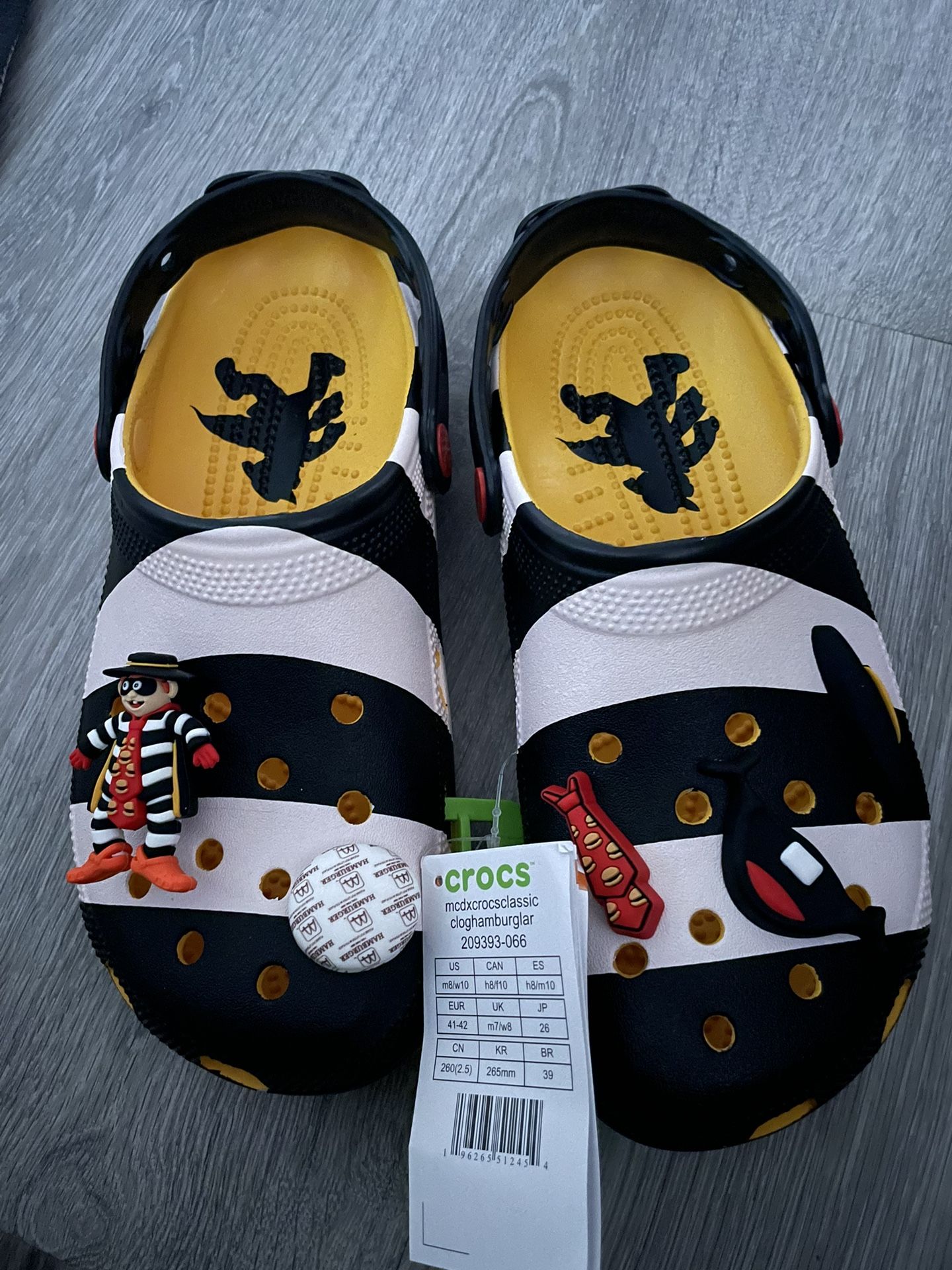 エス Crocs X McDonald's Collab Men Size 8 / w10