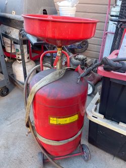 Pittsburgh 20 gallon portable oil lift drain