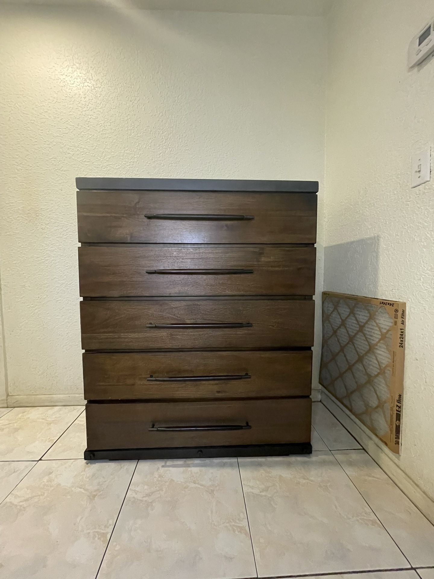 Modern Wood Style Dresser - Good Condition