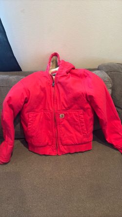 Carhartt Pink  Sherpa-Lined Hooded Jacket
