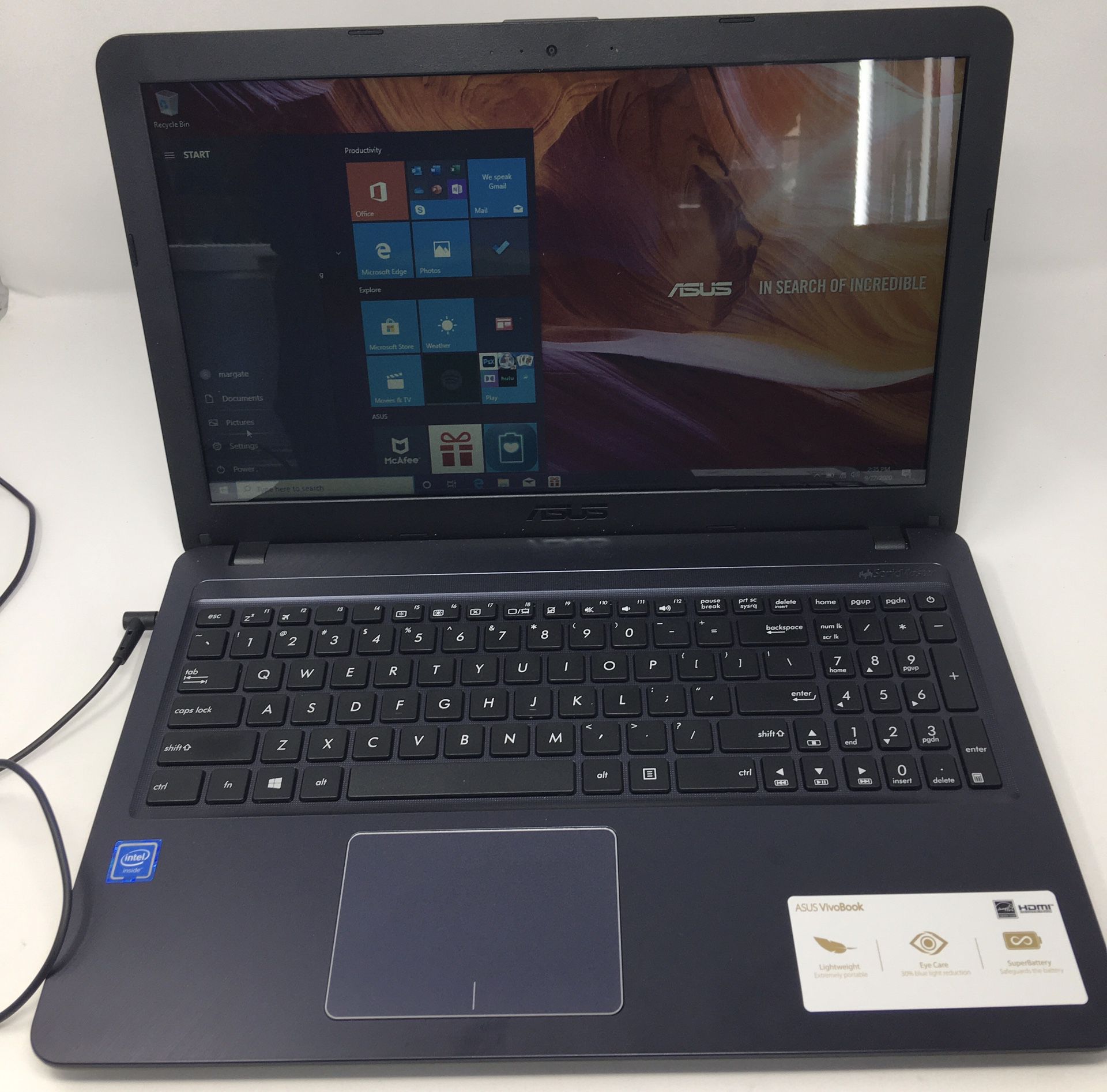 Asus 15.6" Laptop R543MA-Celeron N4000 1.10 4GB RAM 1TB HDD Win 10
