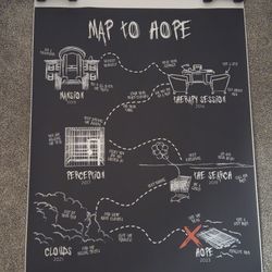 NF Map To Hope Poster 36"x48"