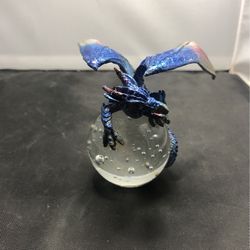 Dragon Creation, glass ball paperweight