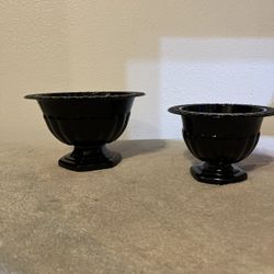 Black Vases $60 All Together 