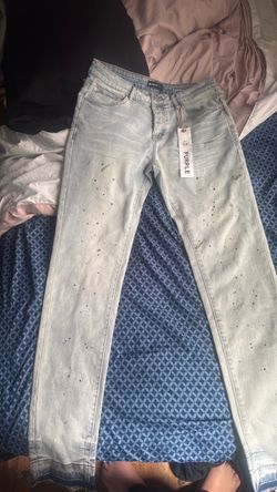 Purple jeans