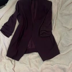 Babaton Atelier Burgundy Blazer Size Small 