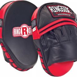 Ringside Panther Boxing Punch Mitts and Headgear L/XL