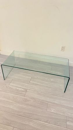 Waterfall Glass Coffee Table