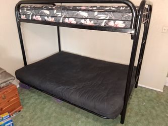 Futon couch bunk beds