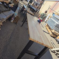 2 Gladiator 8 ft. Adjustable Height Birch Top Workbench 400$ each or 750$ for both  Super heavy duty long lasting strong  Pick up Phoenix 43rd ave and