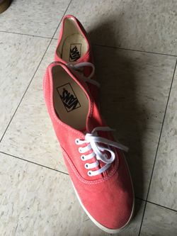 Vans And Boots, Red Vans $12 Blue Ones $10 Boots $20 