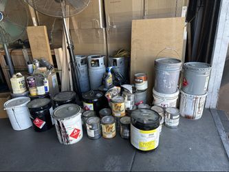 Free Wood Furniture Paint Lot - Take Everything (Asst. Stains, Lacquers, Primers)