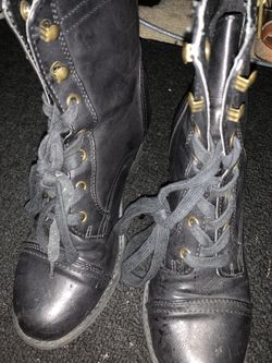 Black Combat Booties
