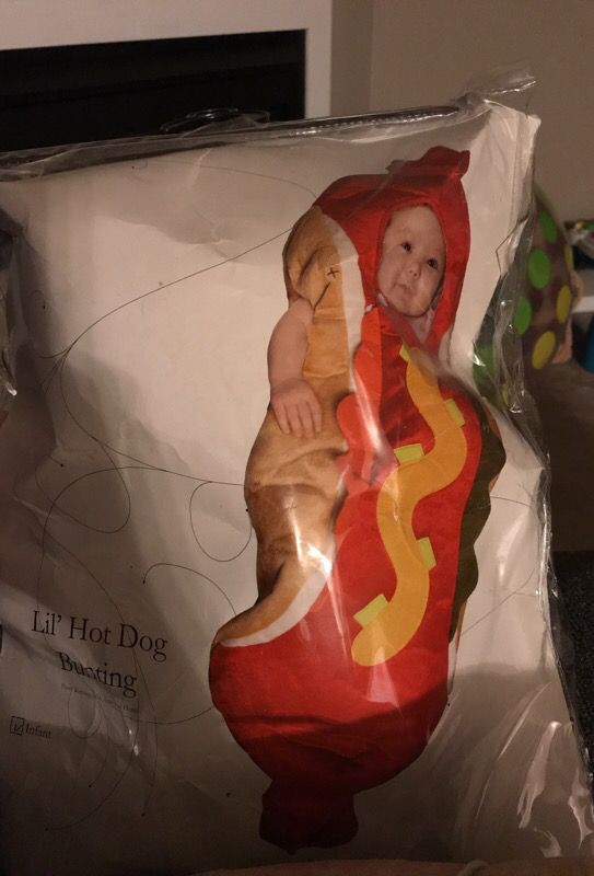 Baby hotdog costume