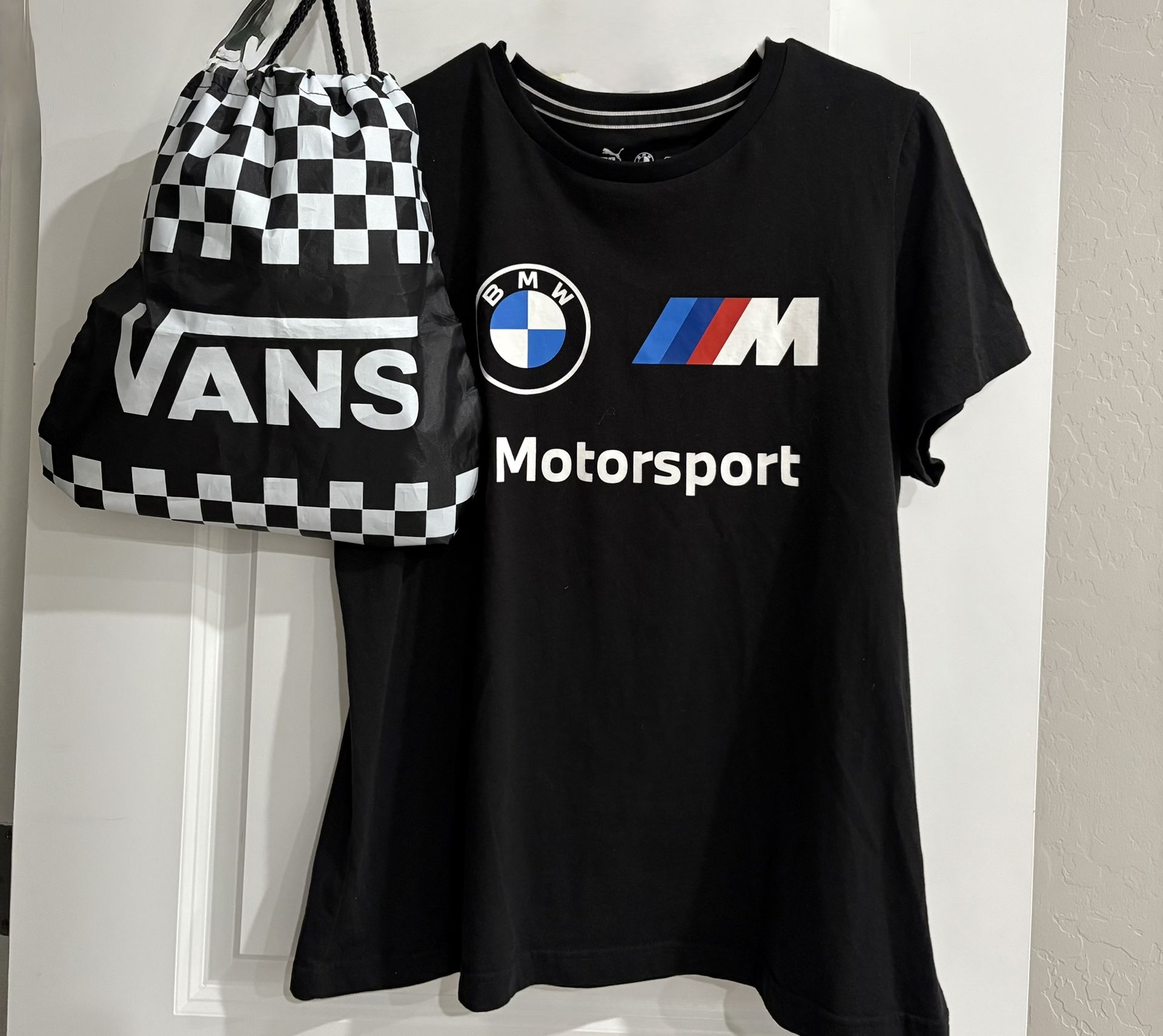 Puma BMW Shirt With Vans Bag