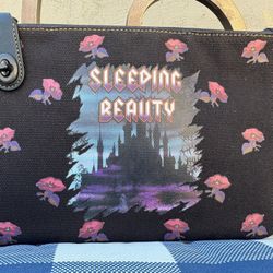 Coach Disney X Sleeping Beauty turnlock Pouch 26 