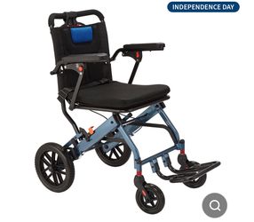 Transport Wheelchair Portable Folding Transport Chair Ultra Lightweight