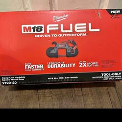 Milwaukee M18 FUEL 18V Lithium-Ion Brushless Cordless Deep Cut Band Saw (Tool-Only)