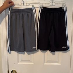 2 Adidas Youth Medium (10/12) Shorts