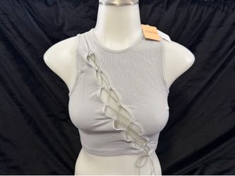 Light Grey Crop Top