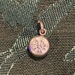 Women’s Crystal Pendant Set In Silver