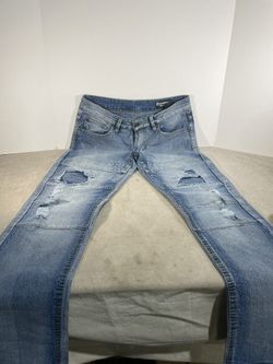 South Pole Jeans 32X32 Skinny Distressed Cotton Polyester 