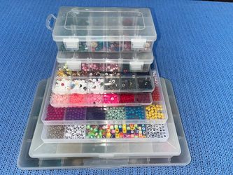 Bead Collection in Organizer Cases