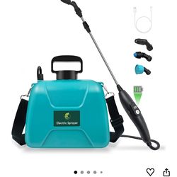 New 2 Gallon Electric Garden Sprayer w/ USB Rechargeable Handle & 3 Mist Nozzles