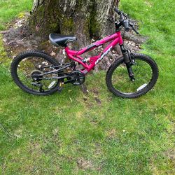 20” mountain bike (Barley used )