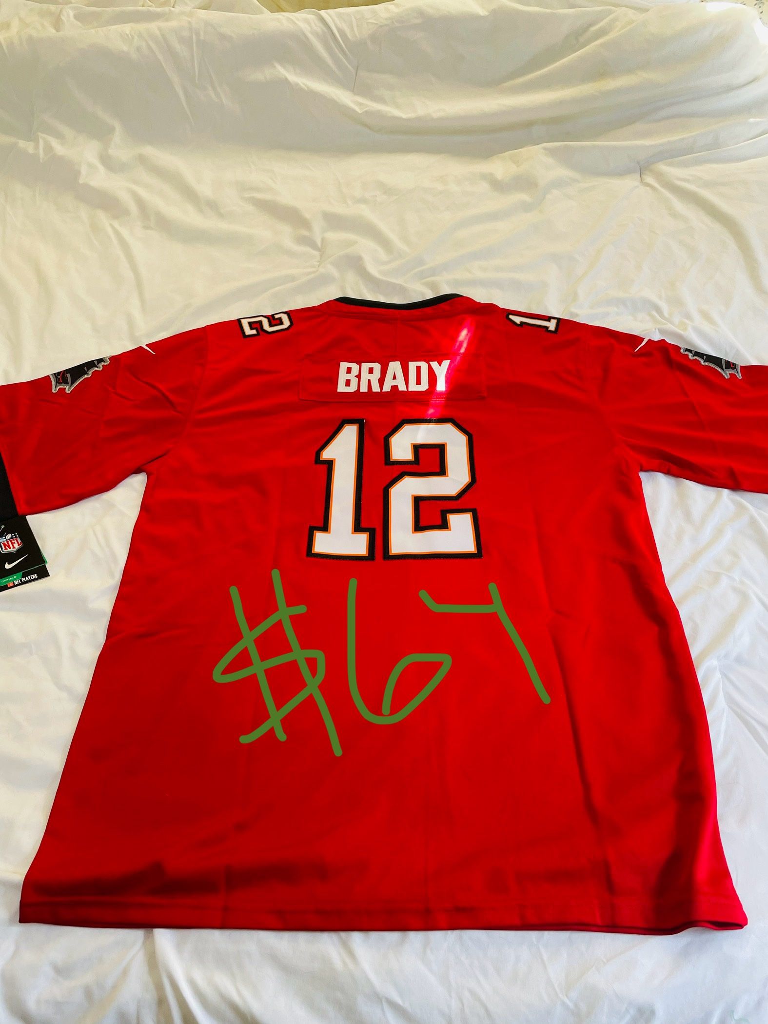 Tom Brady Buccs Tampa Bay Jersey Still With Tags Size XL